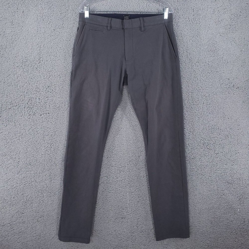 J Crew Mens Pants Black 32x31 Broken In Casual Chinos 484 Slim